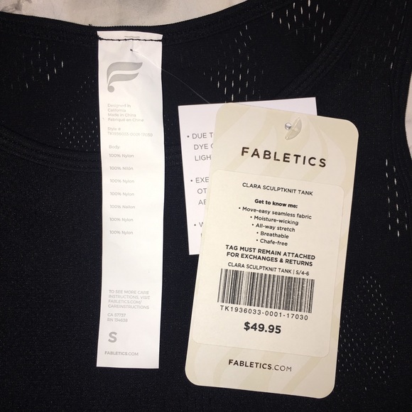 NWT Fabletics sculptknit tank size S - Picture 2 of 3